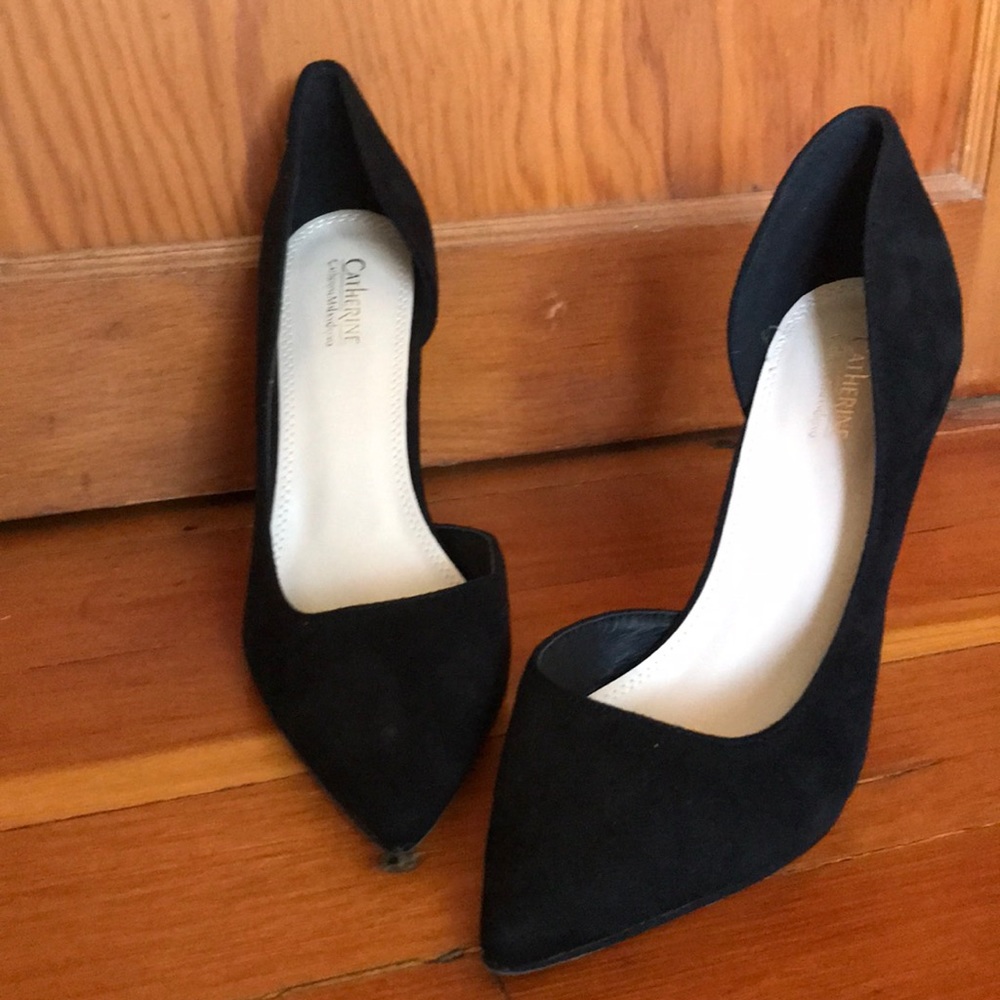 Classy suede heels